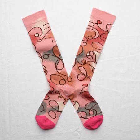 Knee-high Hilma Peach Pink